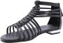 Bronx Flexibele Flatform Sandaal Zwart Black Dames - Thumbnail 41