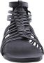 Bronx Flexibele Flatform Sandaal Zwart Black Dames - Thumbnail 42