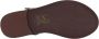 Bronx Bruine Leren Sandalen met Gouden Details Brown Dames - Thumbnail 16