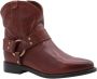 Bronx Elegante Enkellaars met Metalen Details Brown Dames - Thumbnail 6