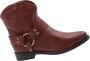 Bronx Elegante Enkellaars met Metalen Details Brown Dames - Thumbnail 11
