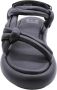 Bronx Flexibele Flatform Sandaal Zwart Black Dames - Thumbnail 20