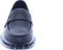 Bronx Stijlvolle zwarte loafer met zilveren studs Black Dames - Thumbnail 8