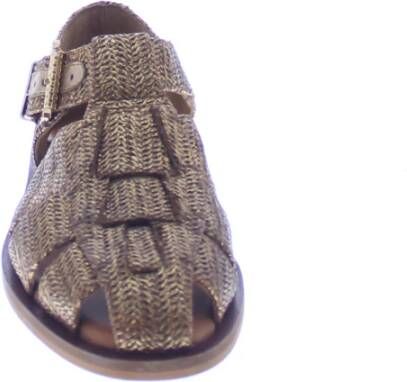 Bronx Vintage Goud Dames Sandaal Next-Wagon Yellow Dames