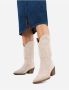 Bronx Jukeson 34180 Cowboylaarzen Western Laarzen Dames Beige - Thumbnail 6