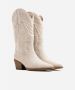 Bronx Jukeson 34180 Cowboylaarzen Western Laarzen Dames Beige - Thumbnail 7