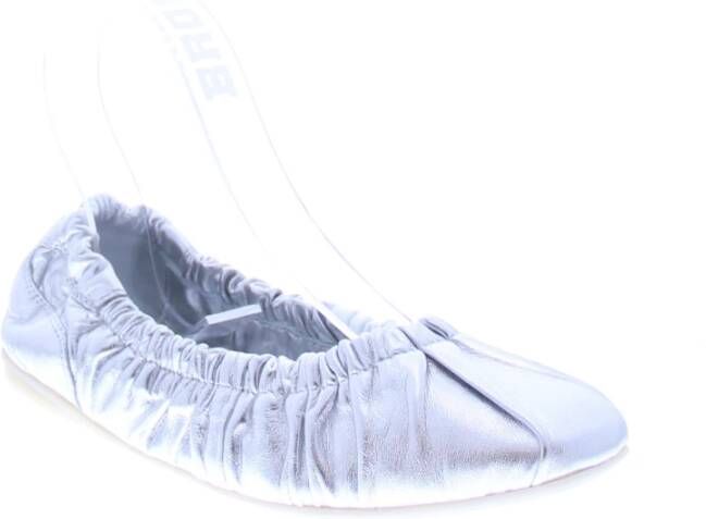 Bronx Zilveren Ballerina Flats Trend Revival Gray Dames