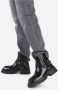 Bronx Zwarte Enkellaars voor Vrouwen Bikerstijl Black Dames - Thumbnail 5