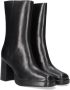 Bronx New-melanie 34197 Enkellaarsjes Enkelboots met rits Dames Zwart - Thumbnail 7