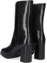 Bronx New-melanie 34197 Enkellaarsjes Enkelboots met rits Dames Zwart - Thumbnail 8