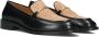Bronx Zwarte Leren Loafers met Stijlvolle Details Black Dames - Thumbnail 15
