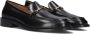 Bronx Zwarte Leren Loafers met Stijlvolle Details Black Dames - Thumbnail 32