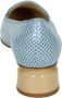 Brunate Blauw Patroon Pumps met G Breedte - Thumbnail 2