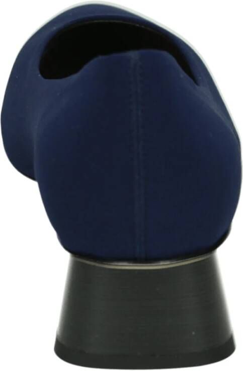 Brunate Blauwe Effen Pumps met G Breedte