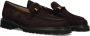 Brunate 10768 Loafers Suède Instapper Dames Bruin - Thumbnail 3