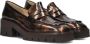Brunate 32341 Instappers Lakleer Instapper Dames Bruin - Thumbnail 2