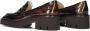 Brunate 32341 Instappers Lakleer Instapper Dames Bruin - Thumbnail 3