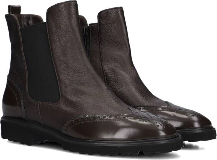 BRUNATE Enkellaarsjes Dames 18119 Maat: 40 Materiaal: Leer Kleur: Bruin - Foto 3