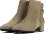 BRUNATE Enkellaarsjes Dames 38322 Maat: 37 5 Materiaal: Suède Kleur: Zand - Thumbnail 2