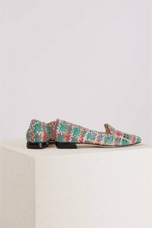 Brunate Gevlochten Loafer Ischia Flex F6 Multicolor Dames