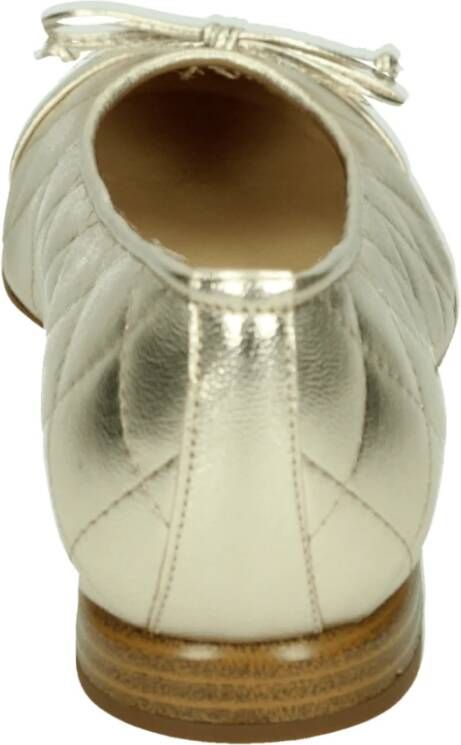 Brunate Gouden Ballerina met G Breedte