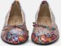 Brunate Handgemaakte Italiaanse MultiKleur Platte Schoenen Multicolor Dames - Thumbnail 3