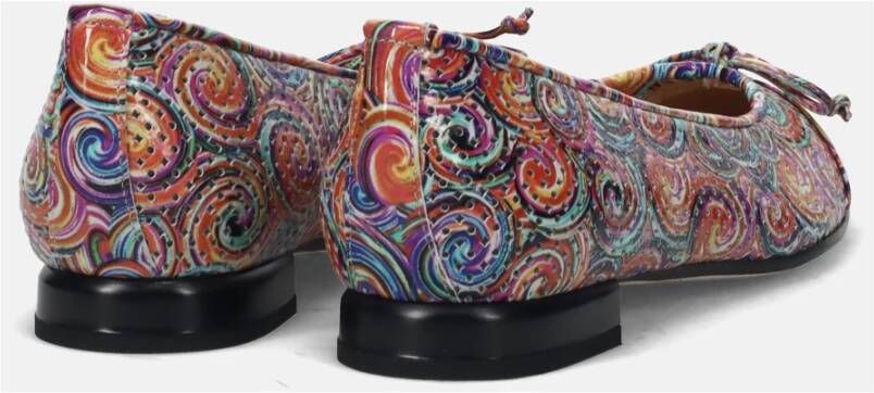 Brunate Handgemaakte Italiaanse MultiKleur Platte Schoenen Multicolor Dames