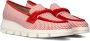 BRUNATE Loafers Dames 40202 Maat: 38 Materiaal: Leer Kleur: Rood - Thumbnail 2