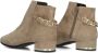 BRUNATE Enkellaarsjes Dames 38322 Maat: 37 5 Materiaal: Suède Kleur: Zand - Thumbnail 4
