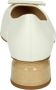Brunate Witte leren pumps met G-breedte - Thumbnail 2
