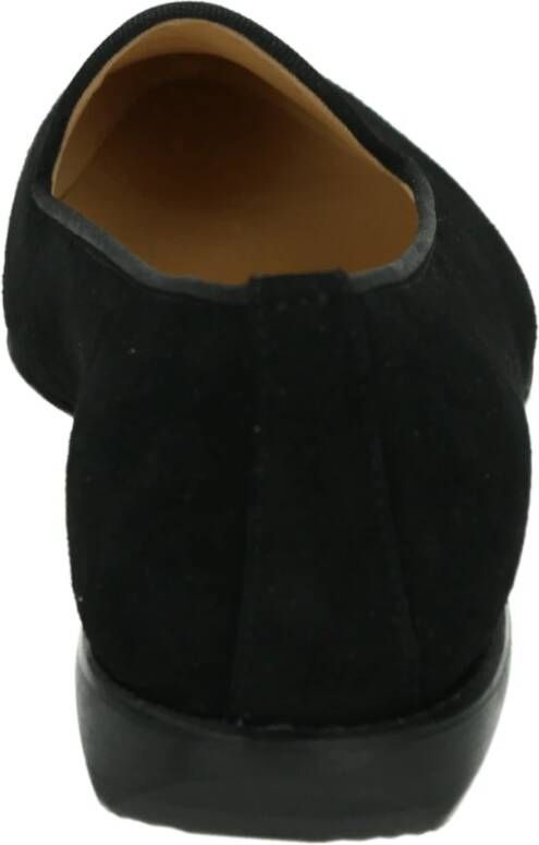 Brunate Zwarte Leren Pumps