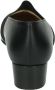 Brunate Zwarte Leren Pumps - Thumbnail 2