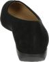 Brunate Zwarte Suède Pumps - Thumbnail 2