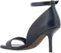 BRUNELLO CUCINELLI Almond Toe Leather Sandals Black Dames - Thumbnail 3