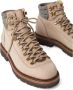 Brunello Cucinelli Beige Combat Boot Sneakers - Thumbnail 2