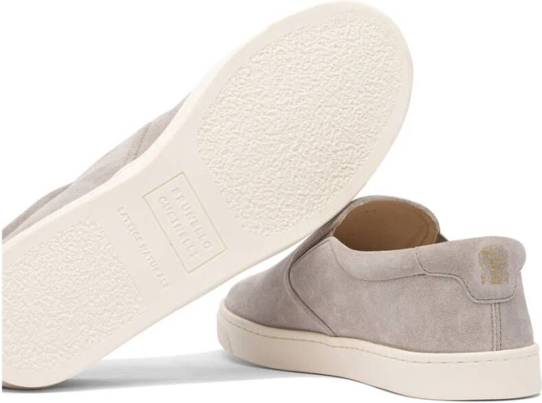 Brunello Cucinelli Beige Loafer Schoenen voor Heren