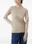 Brunello Cucinelli Beige Mélange Boothals Trui - Thumbnail 2