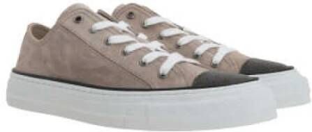 BRUNELLO CUCINELLI Luxe Geborduurde Suède Sneakers Multicolor Dames - Foto 12