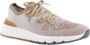 BRUNELLO CUCINELLI Beige Mesh Veterschoen Brown Heren - Thumbnail 2