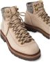 Brunello Cucinelli Beige Veterschoen met Herringbone Patroon - Thumbnail 2