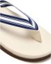 Brunello Cucinelli Blauwe Grosgrain Lint Trim Platte Schoenen - Thumbnail 2