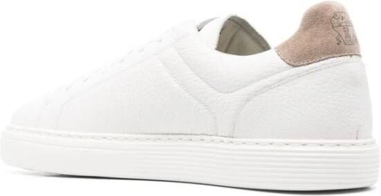 BRUNELLO CUCINELLI Blauwe Sneakers voor Mannen Luxe Comfort White Heren
