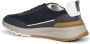 Brunello Cucinelli Blauwe Sneakers met Leren Inzetstukken - Thumbnail 2
