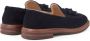 Brunello Cucinelli Blauwe Suède Kwast Slip-On Schoenen - Thumbnail 2