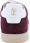 Brunello Cucinelli Bordeaux Suede Veterschoen Sneaker - Thumbnail 2