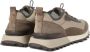 Brunello Cucinelli Bruin Zijde Nylon Sneakers - Thumbnail 2