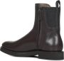 Brunello Cucinelli Bruine Leren Laarzen met Flanellen Inzet - Thumbnail 2