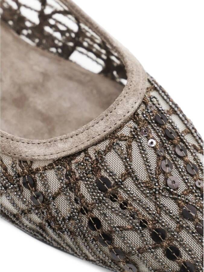 BRUNELLO CUCINELLI Bruine Sandalen voor Stijlvolle Look Brown Dames