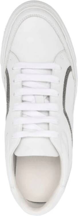 Brunello Cucinelli Cloud White Panelled Sneakers