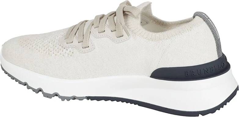 Brunello Cucinelli Cotton Knit Sneakers